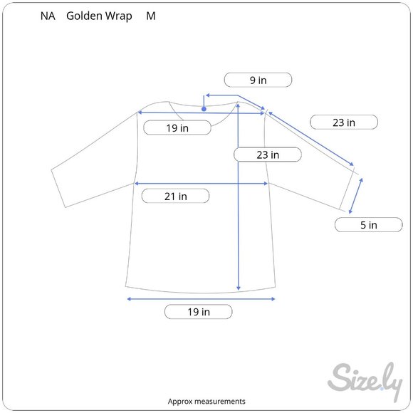 Gorgeous Golden Long Sleeves Wrap - Picture 7 of 7